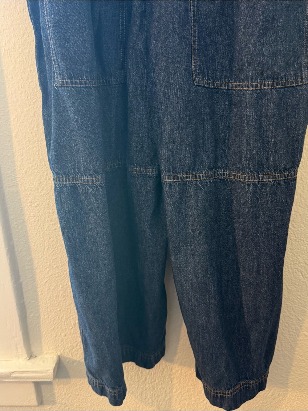 Free People Denim Utility Jumpsuit - Picture 6 of 8